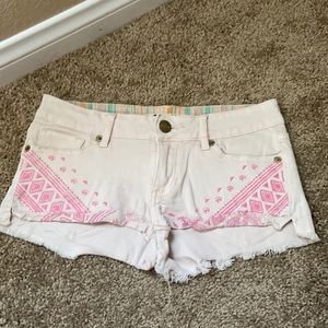 Pink Roxy Jean shorts